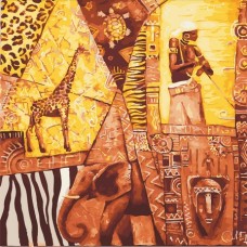 Картина по номера - Африкански скици – TX 5042