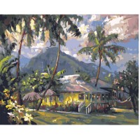 Комплект за рисуване по номера - Хаваи ZG 22965
