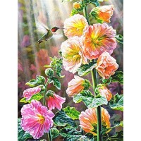  FL 304046 Пеперуди и цветя - Диамантен гоблен