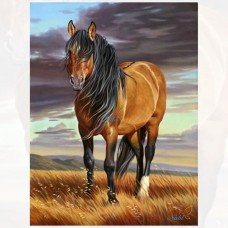 GI 304088  Диамантен гоблен - Великолепният кон