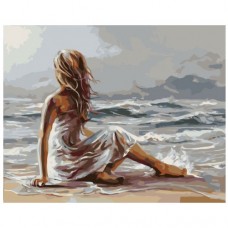 Картина по номера - Момиче и море ZG 0124
