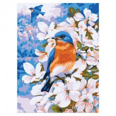  Пролетни птици - Картина по номера CX 3894