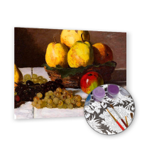 Натюрморт с круши и грозде - Картина по номера ZG 51225