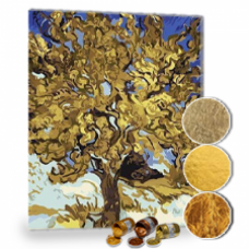 Златно дърво - Картина по номера ZE 3007