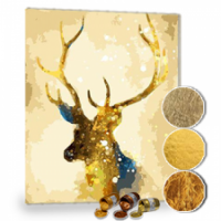 Златен елен - Картина по номера ZP 3011