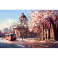 Пролетен град - Картина по номера ZG 10064