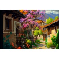 Пролетно село - Картина по номера ZG 10072