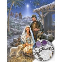 Комплект за рисуване по номера - Рождество Христово ZG 0854