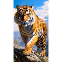 Тигър - Картина по номера ZG 10824