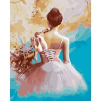 Картина по номера - Прекрасна балерина ZE 3599