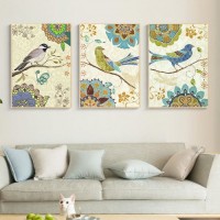 Пролетни птици - Триптих - Картина по номера PG 005