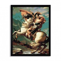 Наполеон на прохода Сан Бернар - Жак-Луи Давид - Картина по номера ZG 10473