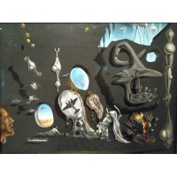 Урано-атомна меланхолична идилия - Салвадор Дали - Картина по номера ZG 10656