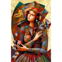 Романтично момиче - Олег Живетин - Картина по номера ZG 10562