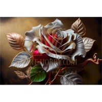 Красива роза - Картина по номера ZG 10086